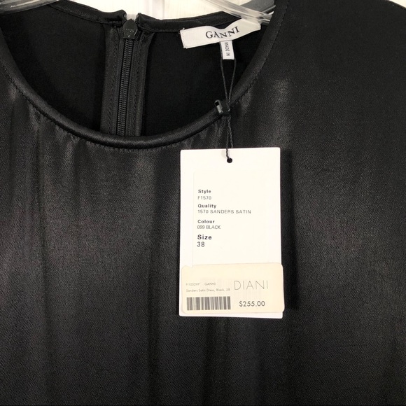 Ganni Sanders Satin Dress - Picture 6 of 8